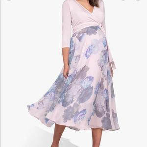Luxe Seraphine nursing wrap midi dress NWT size 8